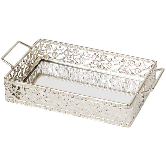 X10 - Mini plateau à miroir - X10 Maroc - Livraison gratuite - Silver