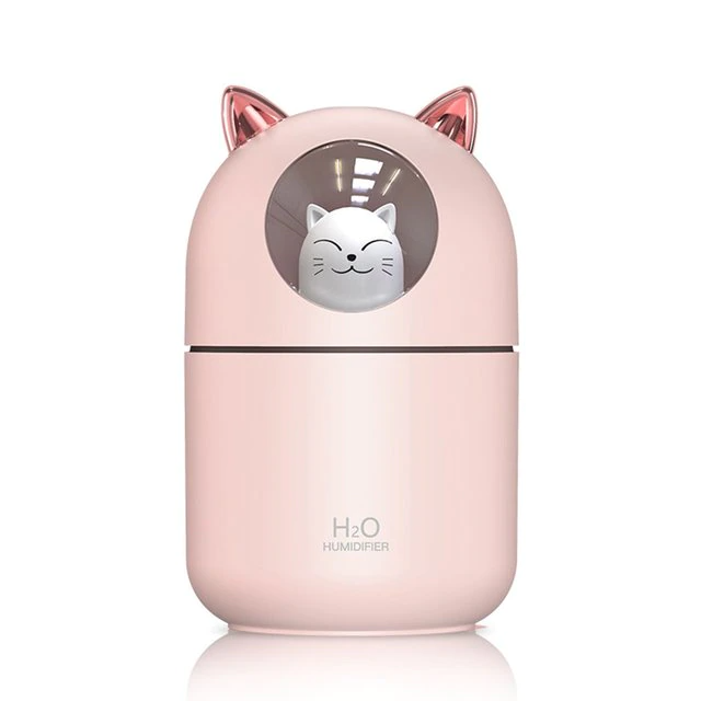 X10-Humidificateur d'air chat lumineux - X10 Maroc - Livraison gratuite - Rose