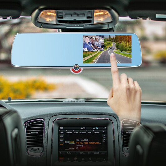 Rétroviseur la voiture atrois caméras et ecran tactile - X10 Maroc - Livraison gratuite -