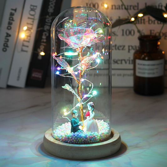 Lumineux Dôme en Verre Rose - X10 Maroc - Livraison gratuite - A