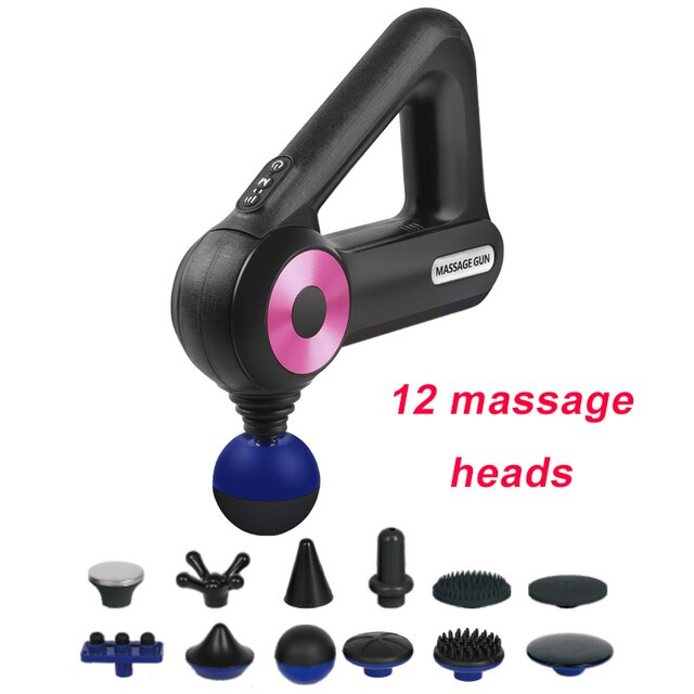 Pistolet de massage Triangle Fascia - X10 Maroc - Livraison gratuite - Marron