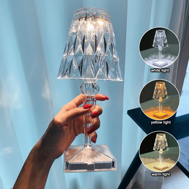 Lampe de Table en diamant - X10 Maroc - Livraison gratuite -