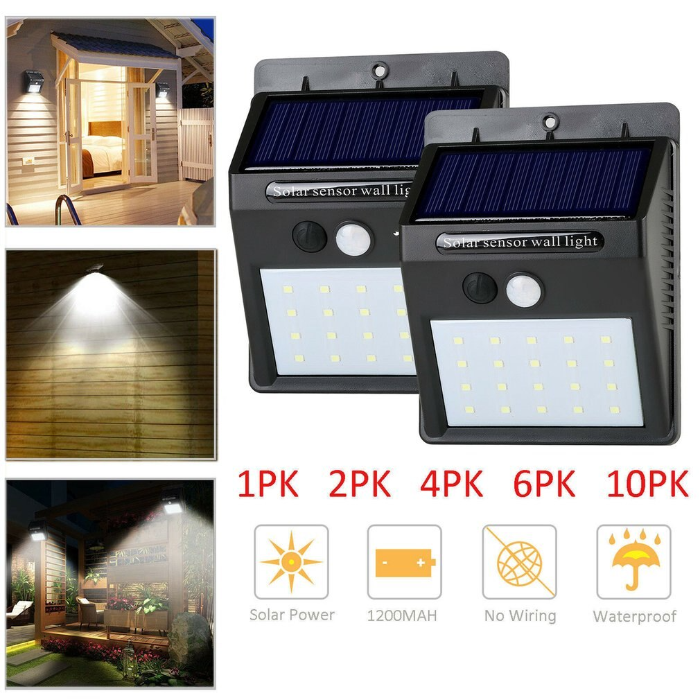Lampe solaire avec détecteur de mouvement - X10 Maroc - Livraison gratuite -
