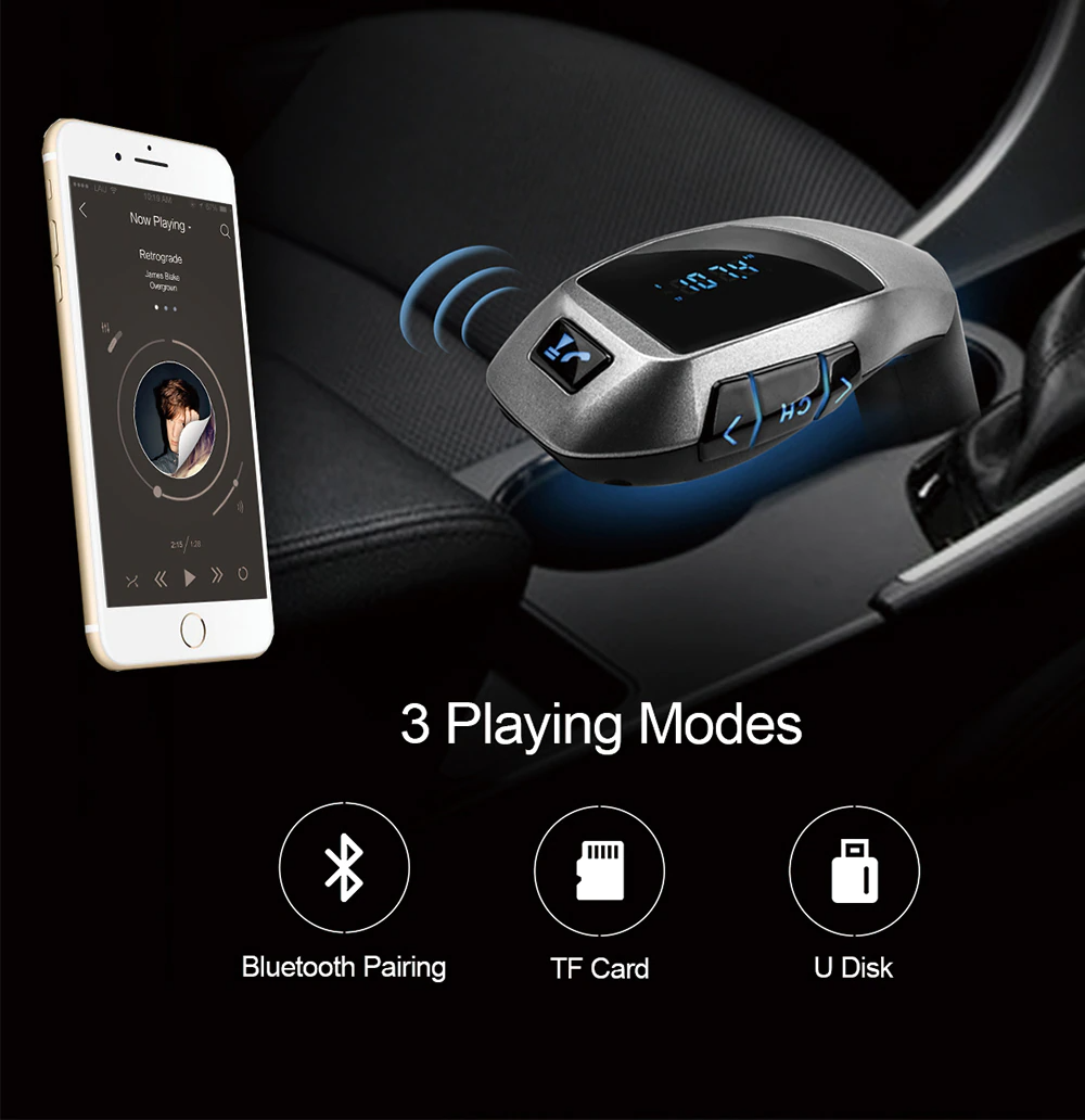 Transmetteur sans fil Bluetooth-X5 - X10 Maroc - Livraison gratuite -