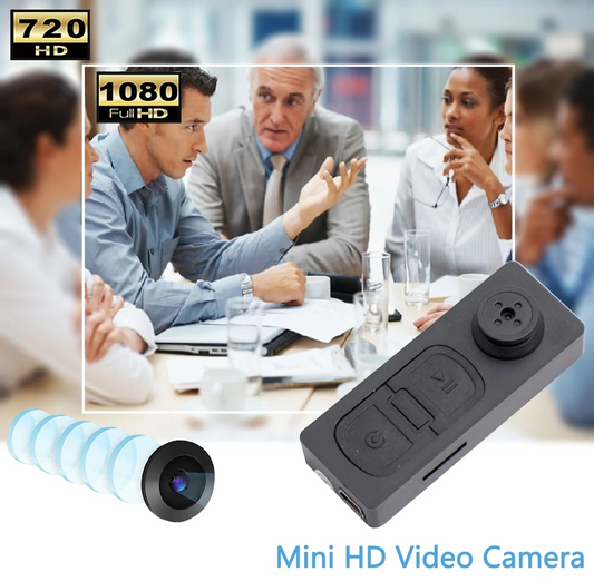 Mini caméra vidéo bouton chemise - X10 Maroc - Livraison gratuite -