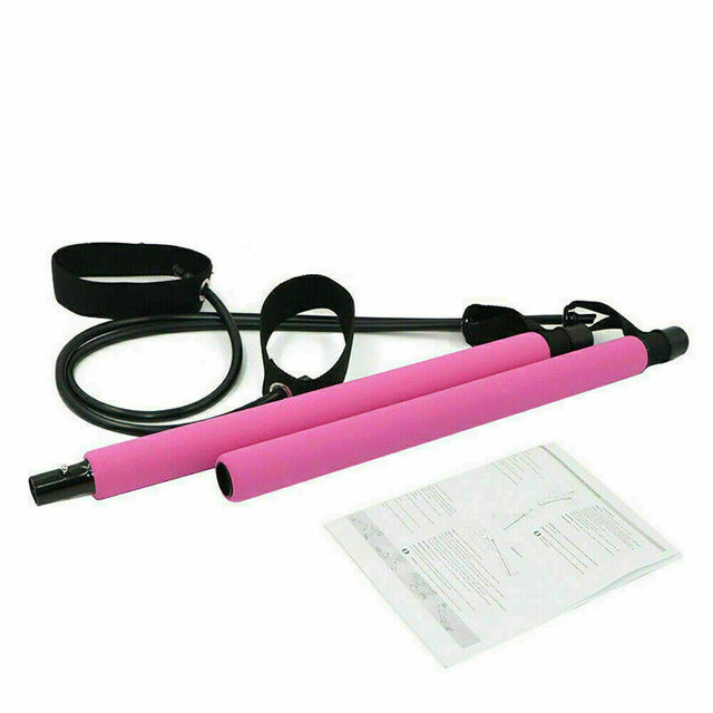 X10-Bâton de barre de Pilates - X10 Maroc - Livraison gratuite - Rose