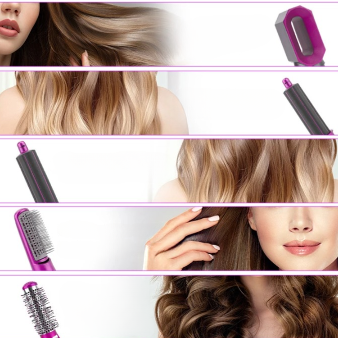 X10-Brosse à Air Chaude 5 en 1 - X10 Maroc - Livraison gratuite -