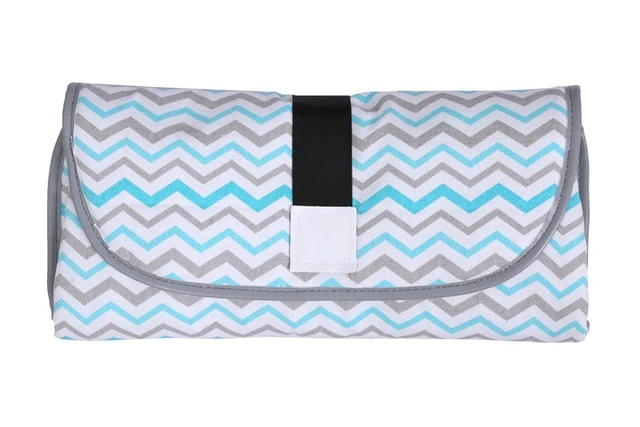 Matelas à langer Portable pour bébé - X10 Maroc - Livraison gratuite - Vague de cendre verte