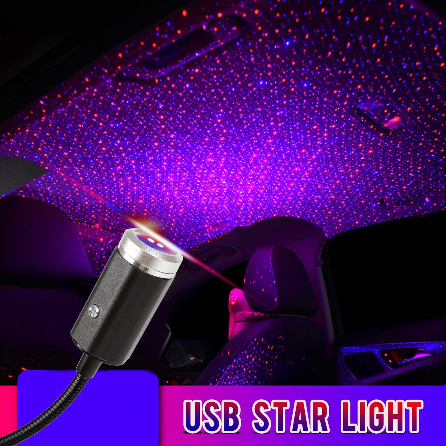 AutoBright- USB Car Light - X10 Maroc - Livraison gratuite -