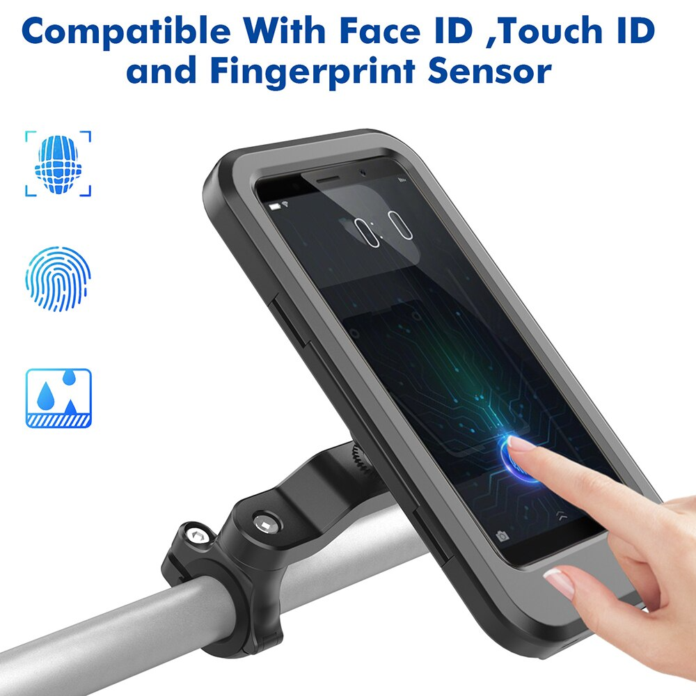 Support de téléphone de moto étanche et rotatif - X10 Maroc - Livraison gratuite -
