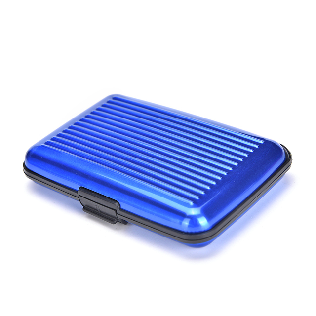 Porte-cartes en Aluminium - X10 Maroc - Livraison gratuite - Bleu