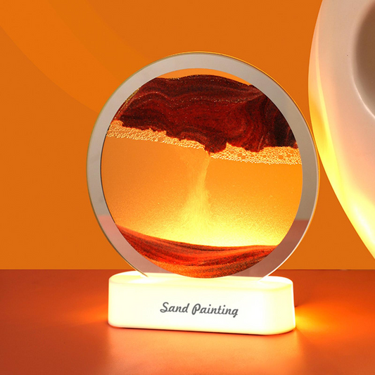 Veilleuse 3D ronde dynamique pour décoration - X10 Maroc - Livraison gratuite - Rouge