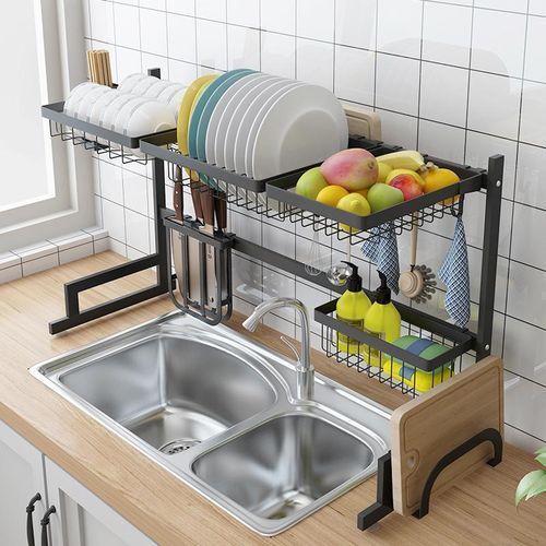 Égouttoir à vaisselle à 2 niveaux - Qualité professionnelle - X10 Maroc - Livraison gratuite -