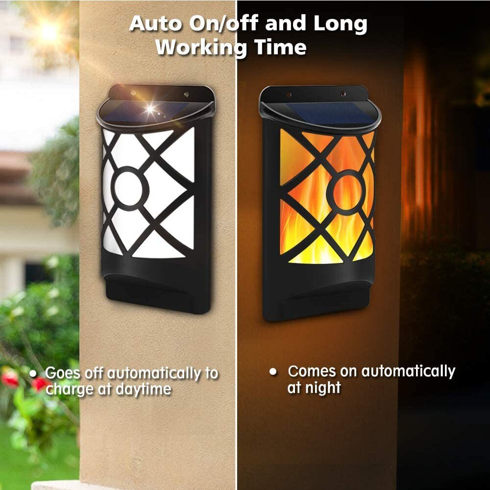 Lampe flamme LED à énergie solaire - X10 Maroc - Livraison gratuite -