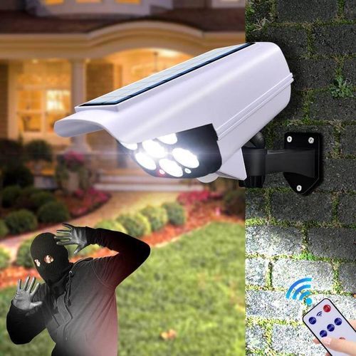 Lumière de caméra solaire pour protéger votre maison ou votre magasin - X10 Maroc - Livraison gratuite -