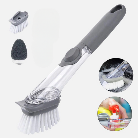 Brosse de nettoyage avec distributeur de savon - X10 Maroc - Livraison gratuite -