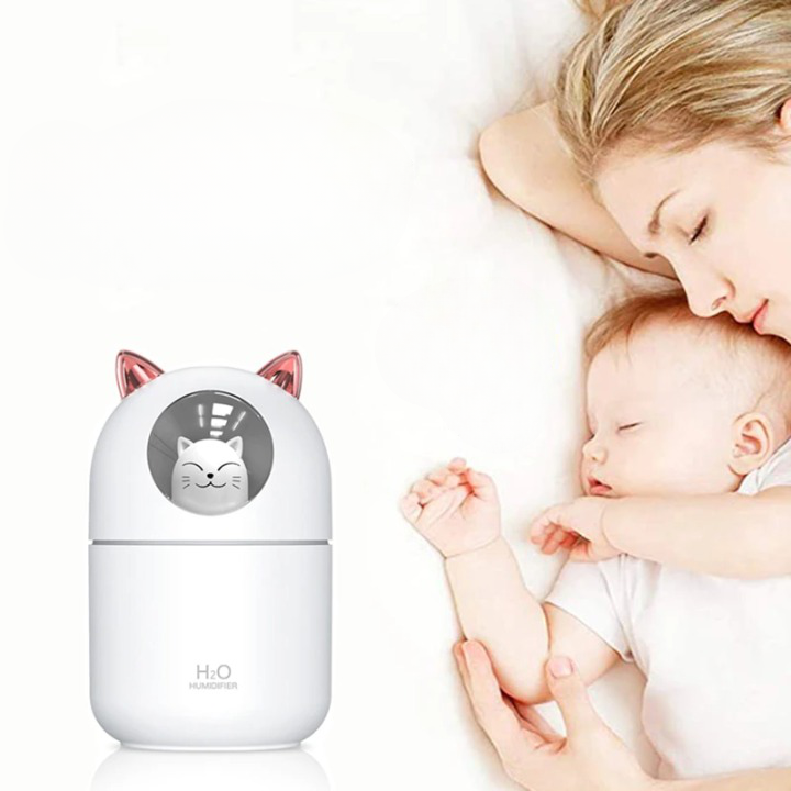 X10-Humidificateur d'air chat lumineux - X10 Maroc - Livraison gratuite -