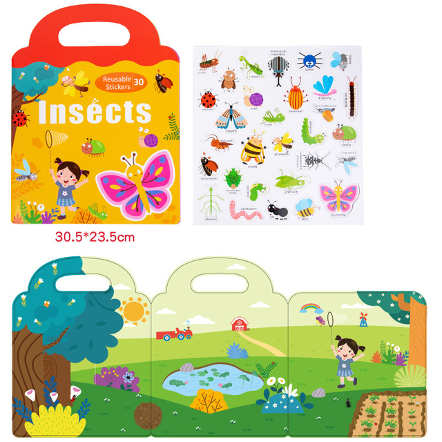 X10-Livre Magnétique Éducatif - X10 Maroc - Livraison gratuite - Insectes