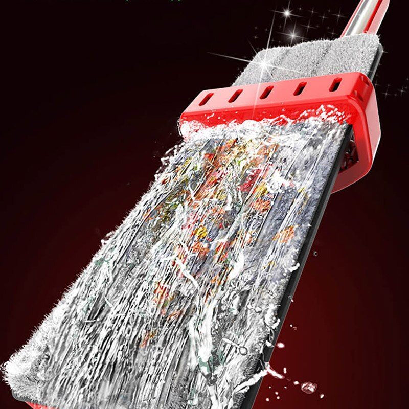 Balai à franges avec mécanisme d'essorage intégré - X10 Maroc - Livraison gratuite -