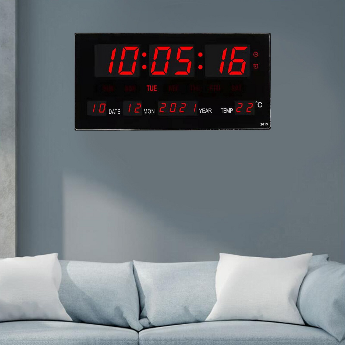 horloge calendrier LED - X10 Maroc - Livraison gratuite -