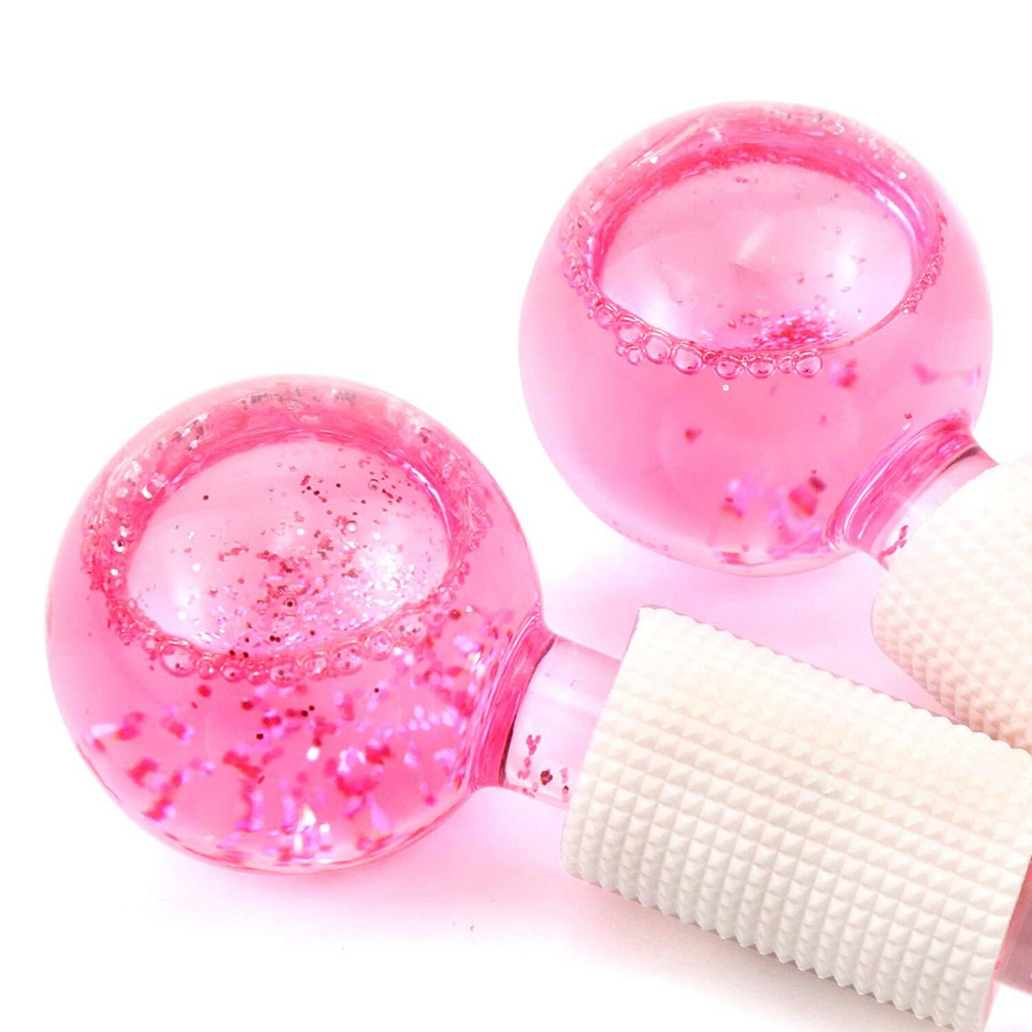 Rouleau de massage Facial en cristal ( 2 pièces) - X10 Maroc - Livraison gratuite - Rose