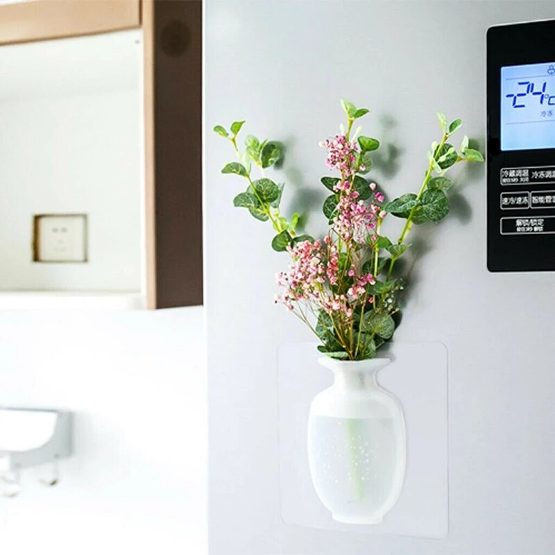 Vase de fleurs en Silicone mural - X10 Maroc - Livraison gratuite -