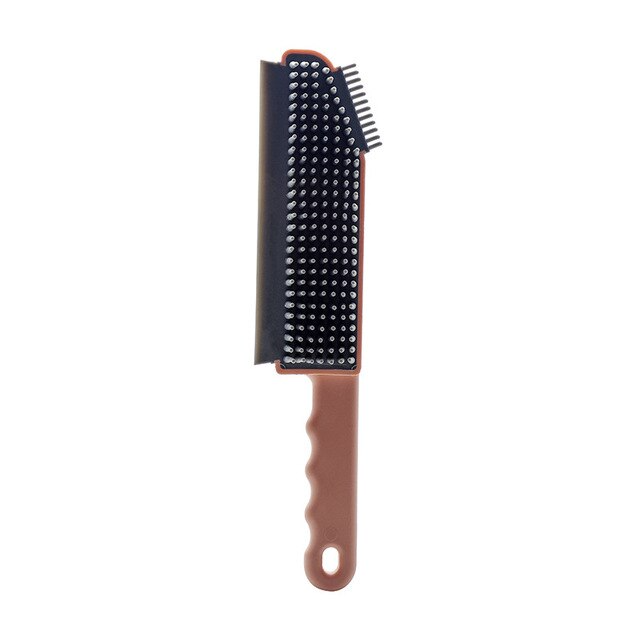 Brosse et grattoir en silicone 3 en 1 - X10 Maroc - Livraison gratuite - Rose