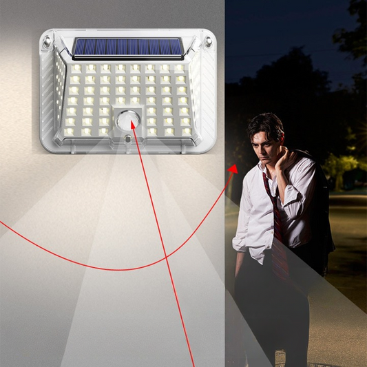 X10-Applique murale solaire à 100LED - X10 Maroc - Livraison gratuite -