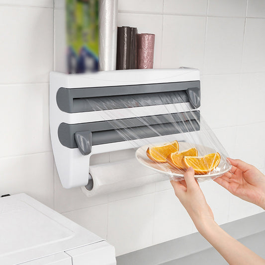 Distributeur de papier étirable en plastique, support mural 4 en 1, - X10 Maroc - Livraison gratuite -