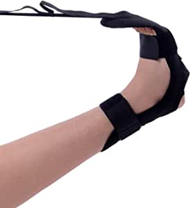 Sangle de Yoga 130cm Sangle de Pied Bande de Cheville Ceinture de Correction de Pied en Tissu - X10 Maroc - Livraison gratuite -