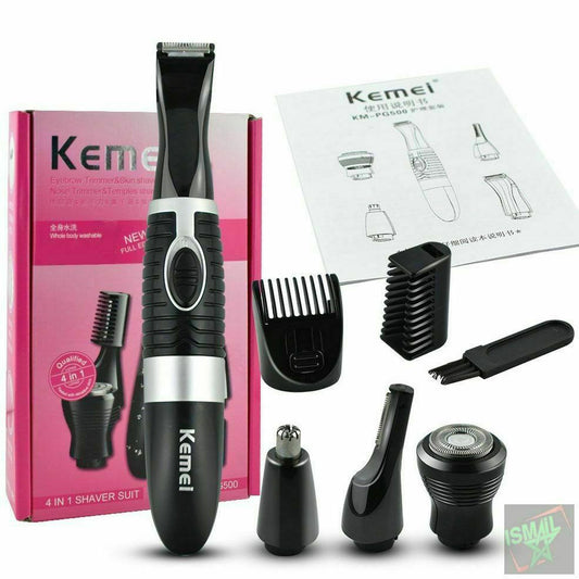 Rasoir Electrique Rechargeable 6 En 1 Noir