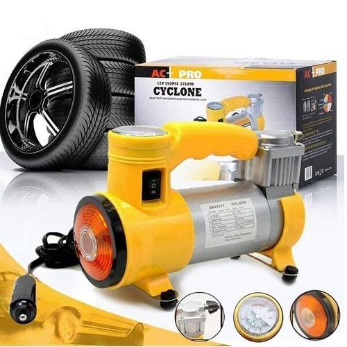 Gonfleur De Pneus Mini Compresseur D'Air 150 Psi Pour Pneus voitures , motos , vélos , ballons ..etc. - X10 Maroc - Livraison gratuite -