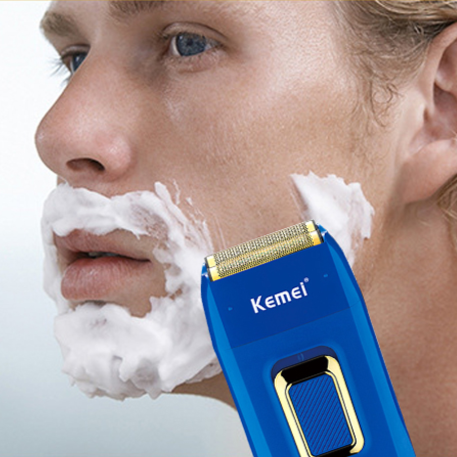 Kemei-Tondeuse de barbe électrique