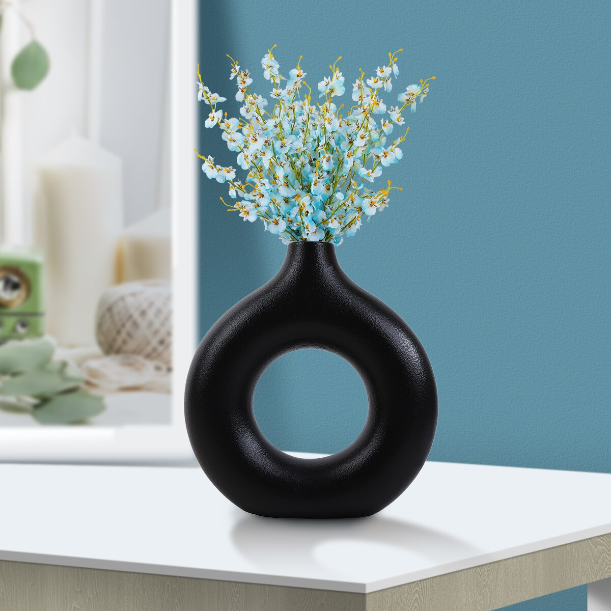 Vase à donuts en céramique - X10 Maroc - Livraison gratuite -