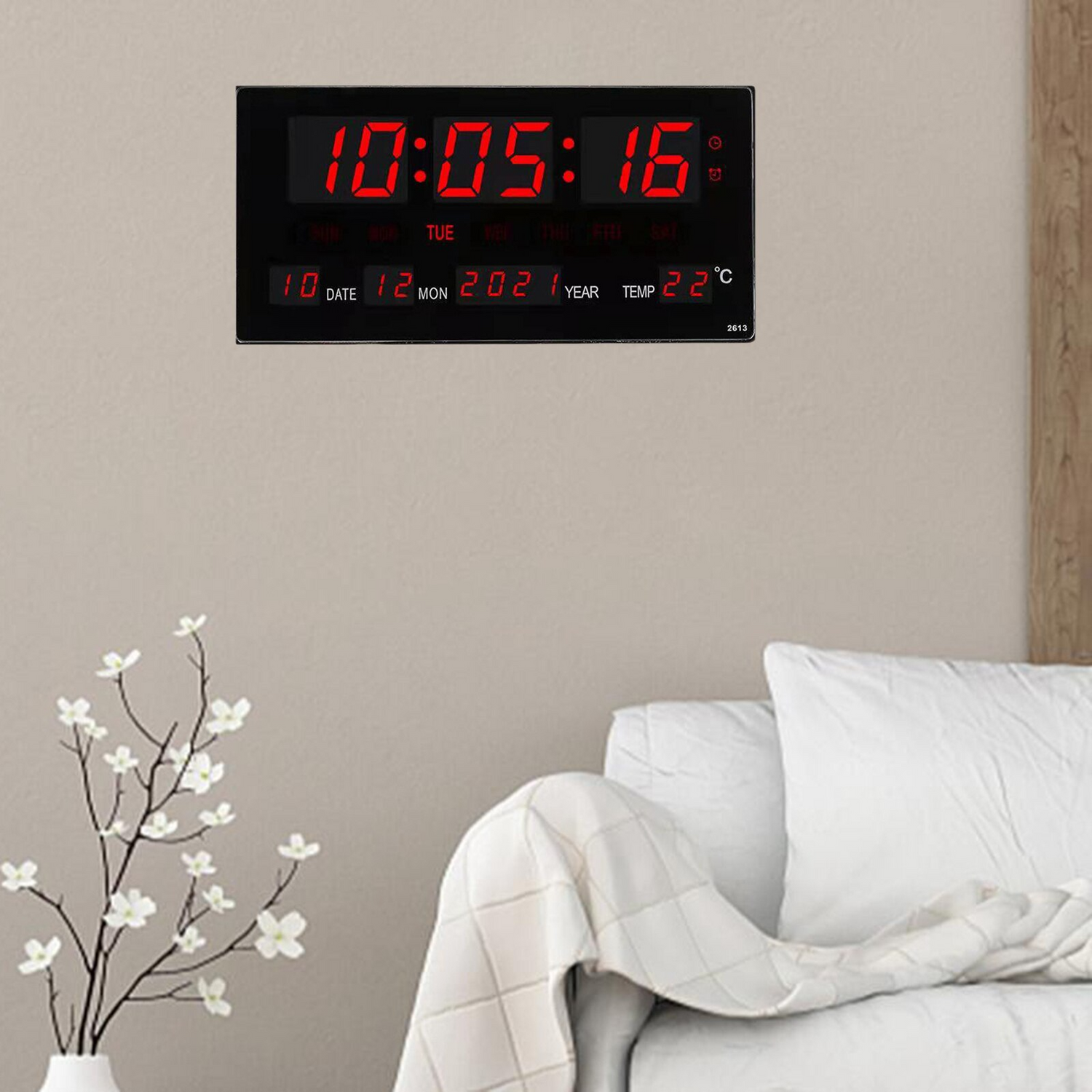 horloge calendrier LED - X10 Maroc - Livraison gratuite -