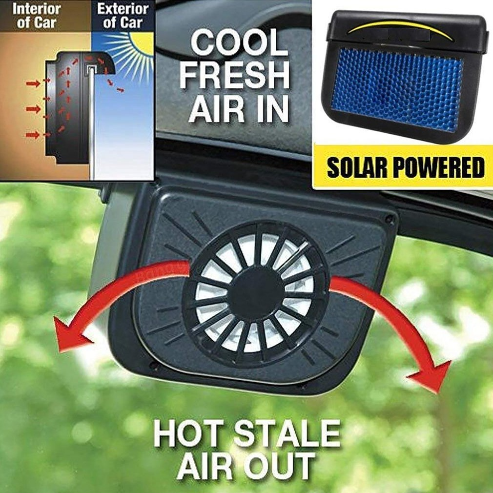Ventilateur solaire pour voiture - X10 Maroc - Livraison gratuite -