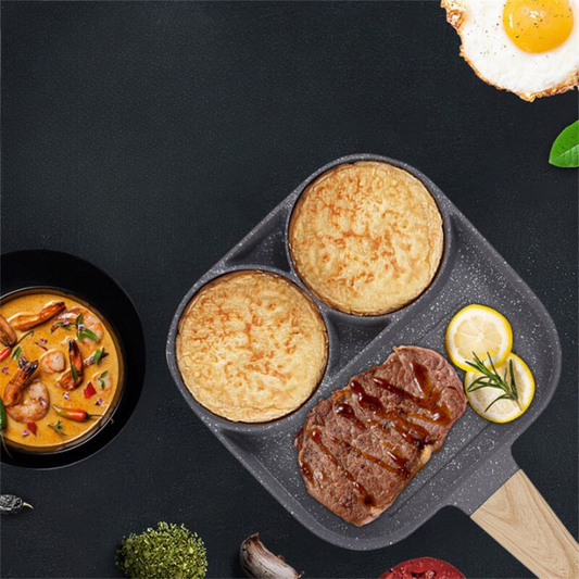 Poêle à multifonction antiadhésive 3 en 1 - X10 Maroc - Livraison gratuite -