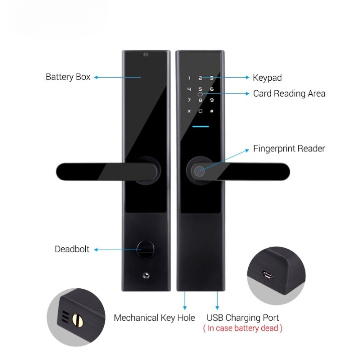 X10-Serrure de porte intelligente - X10 Maroc - Livraison gratuite -
