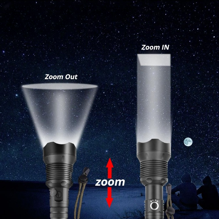 X10-Torche LED Tactique Zoom