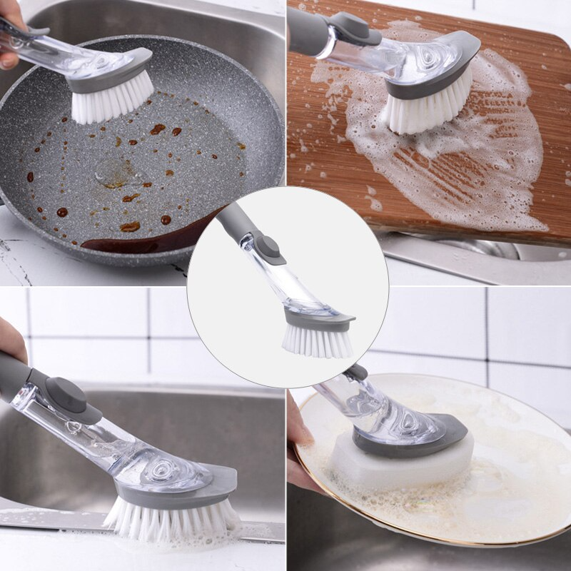Brosse de nettoyage avec distributeur de savon - X10 Maroc - Livraison gratuite -