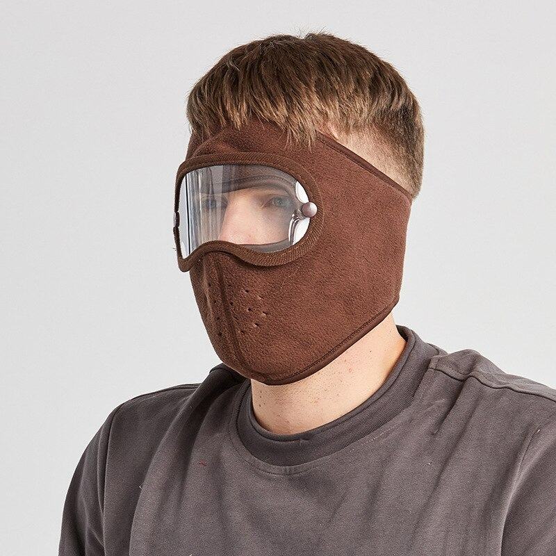 Couvre-Visage Sportif Hivernal - X10 Maroc - Livraison gratuite - Marron