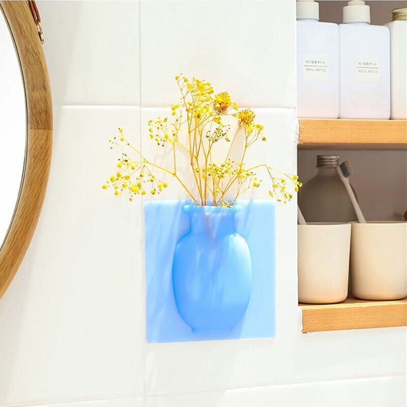 Vase de fleurs en Silicone mural - X10 Maroc - Livraison gratuite -