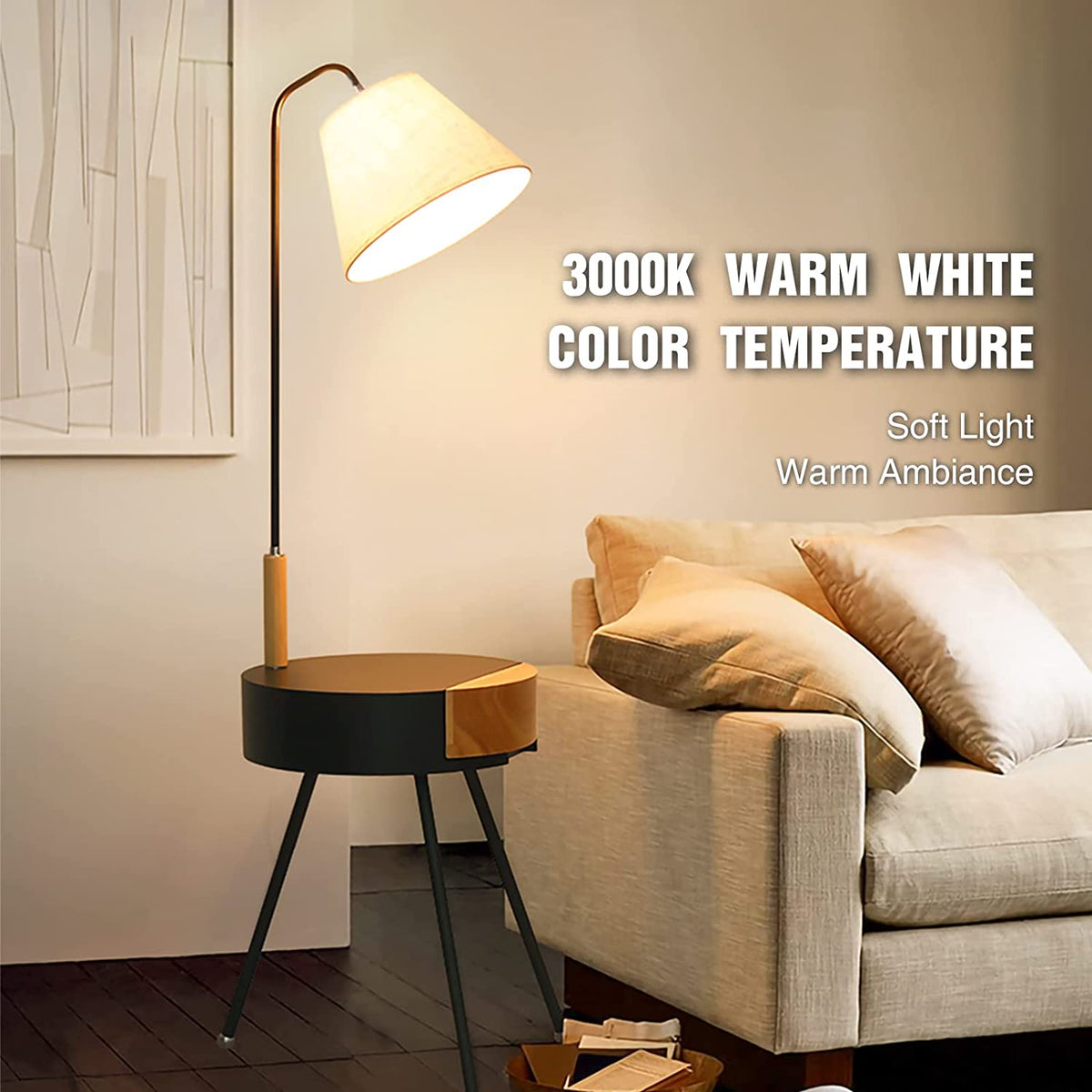 Lampe rechargeable - avec prise - blanche