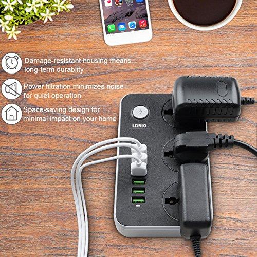 LDNIO Station de charge multiprise - X10 Maroc - Livraison gratuite -