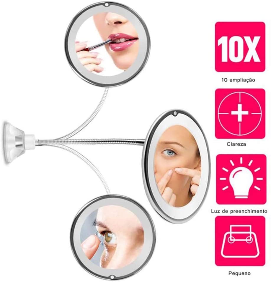 Miroir Grossissant Make-It-Bright - X10 Maroc - Livraison gratuite -