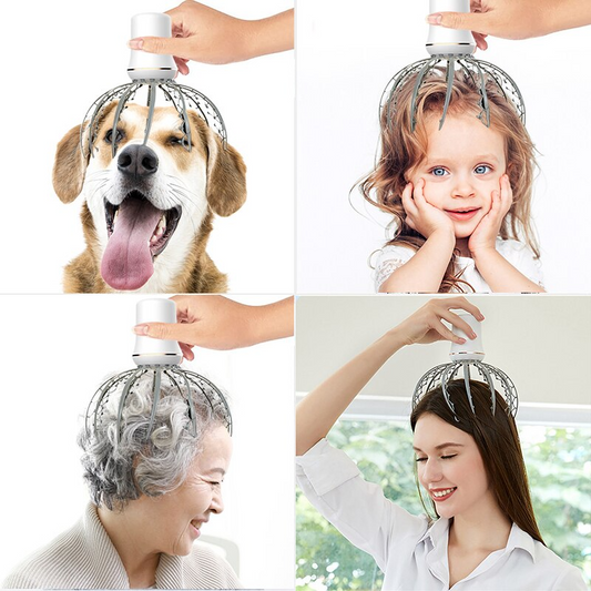 X10-Pieuvre électrique tête masseur - X10 Maroc - Livraison gratuite -