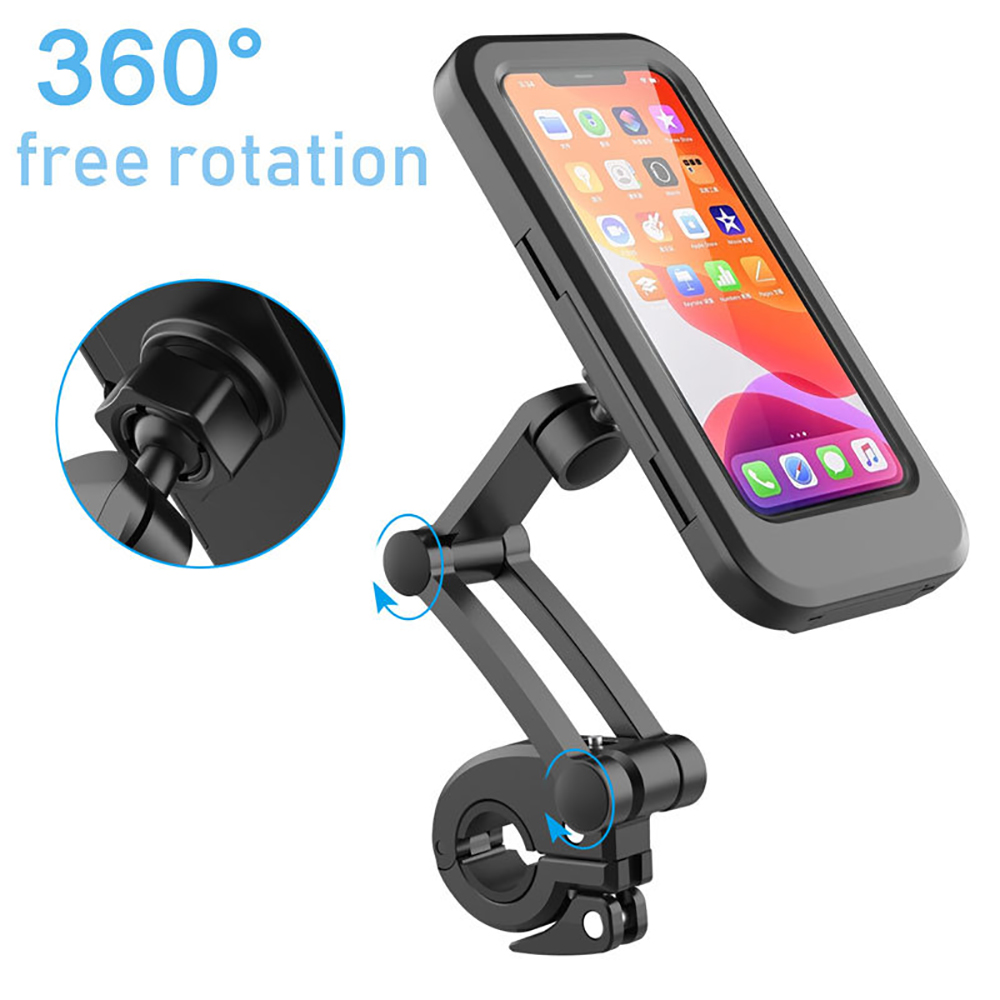 Support de téléphone de moto étanche et rotatif - X10 Maroc - Livraison gratuite -