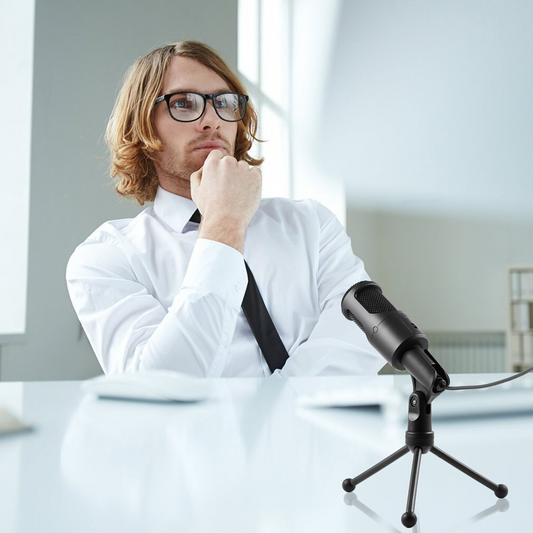 X10 Microphone à condensateur USB A6 - X10 Maroc - Livraison gratuite -