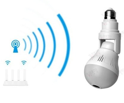 Caméra télécommandée 1080P, caméra ampoule HD wifi sans fil - X10 Maroc - Livraison gratuite -