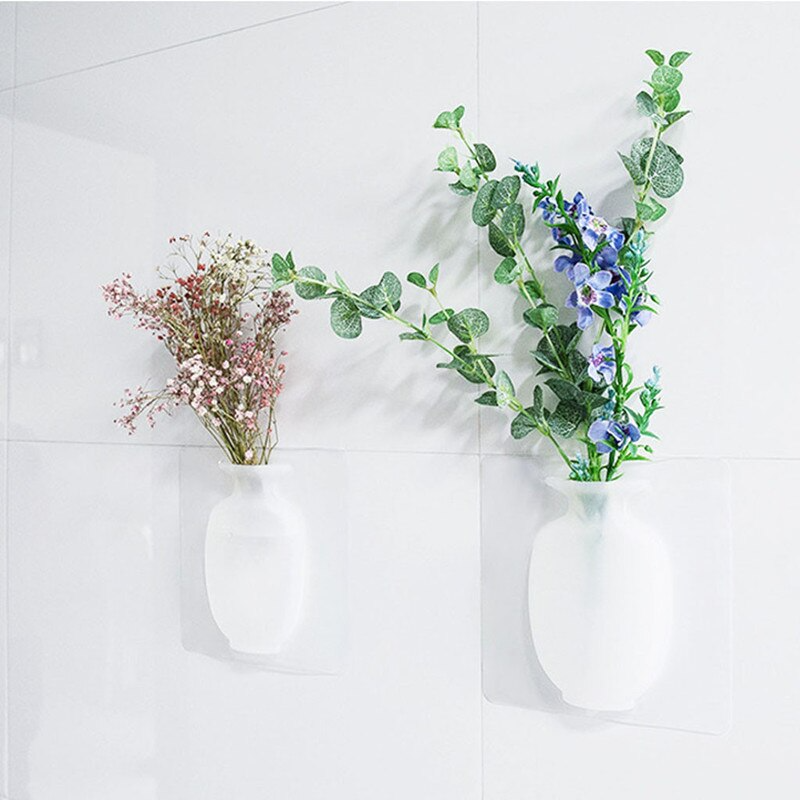 Vase de fleurs en Silicone mural - X10 Maroc - Livraison gratuite -